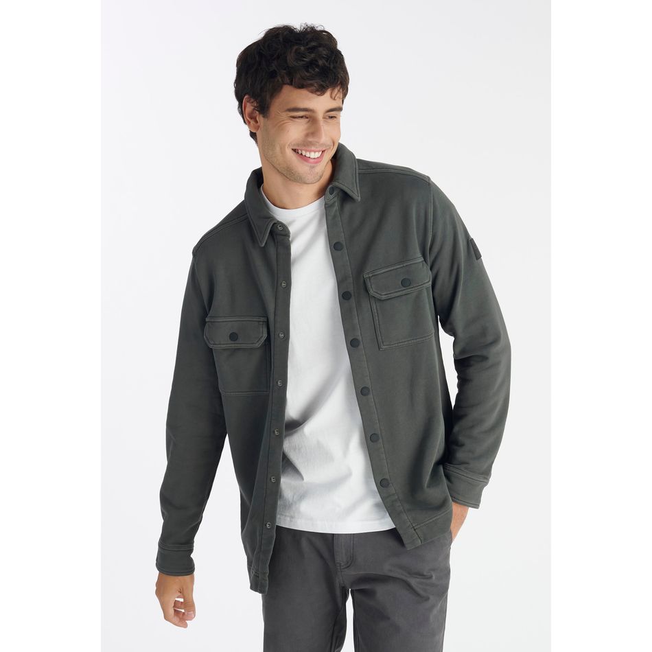 Sobrecamisa Chaiten Casual Charcoal