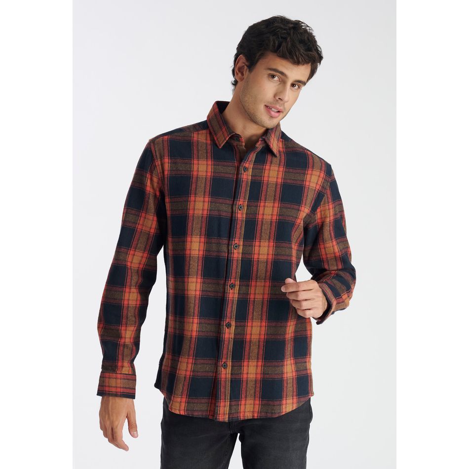 Camisa Maiten Casual Brick