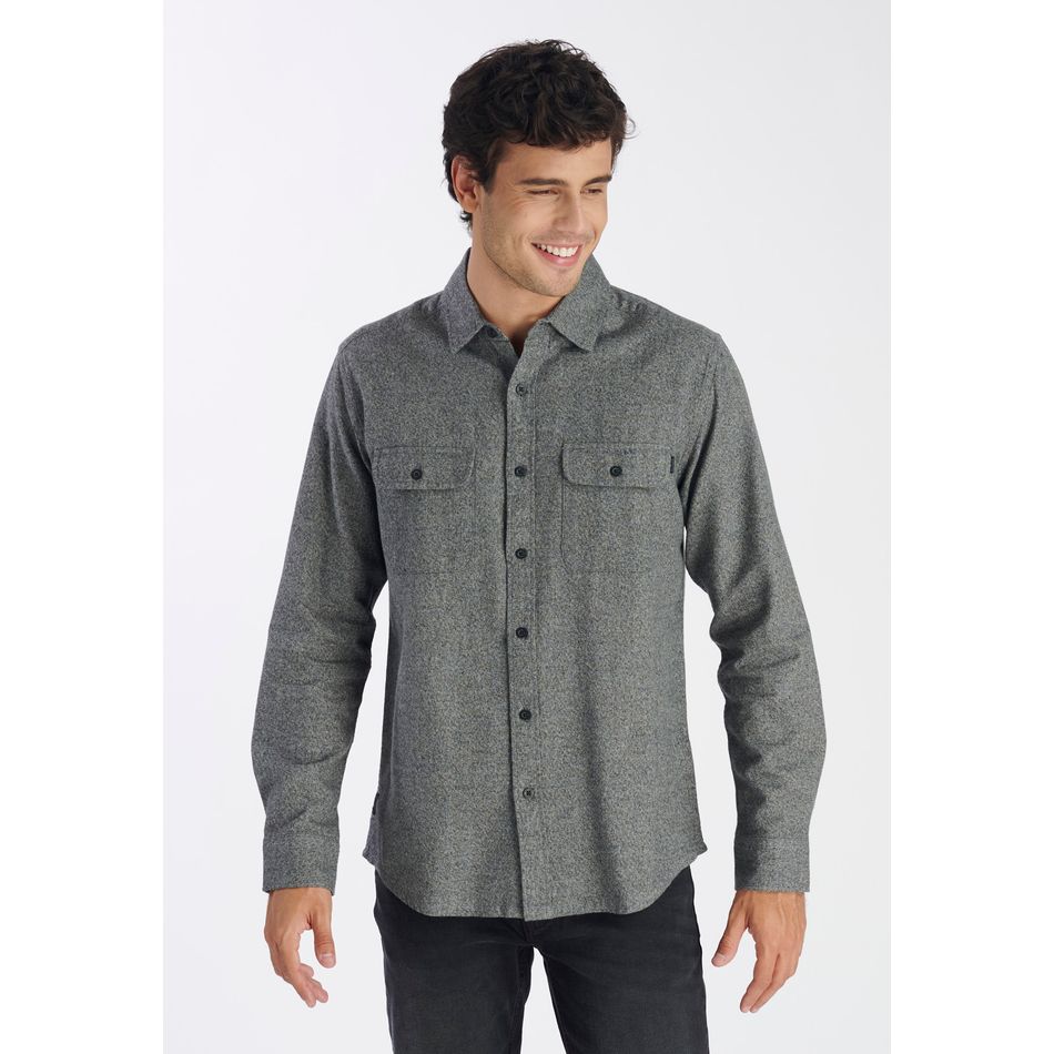 Camisa Cahuen Casual Charcoal