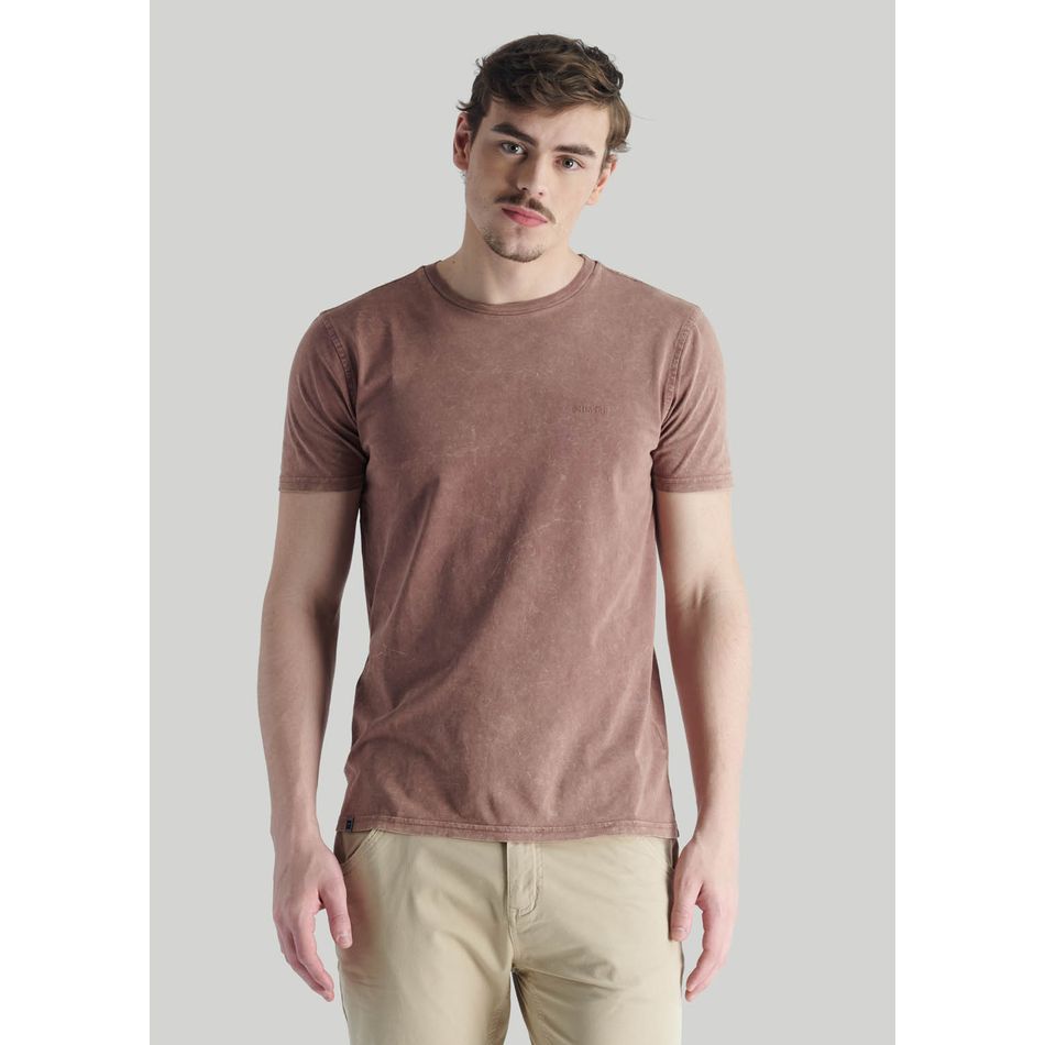 Polera Bear Casual Brick