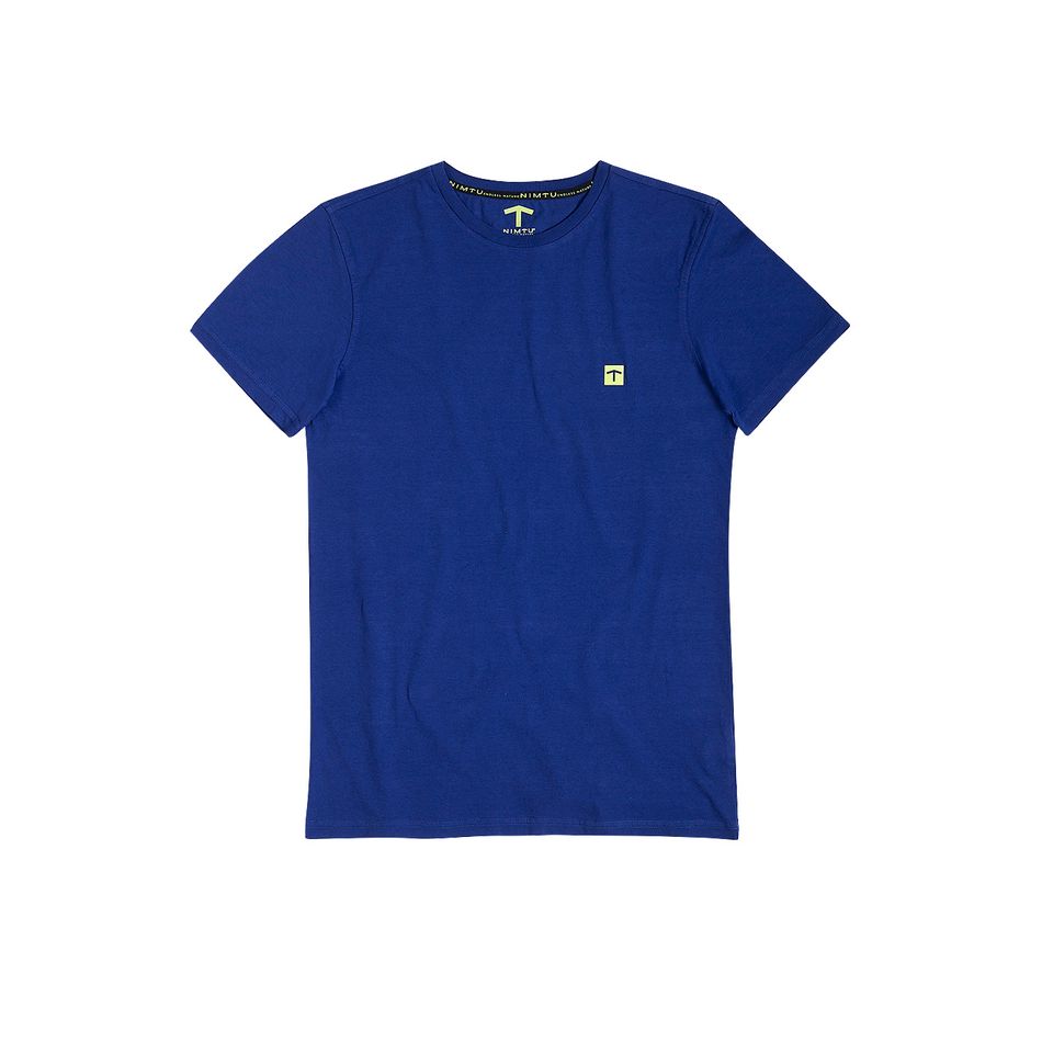 Polera Back Print Hudson Blue
