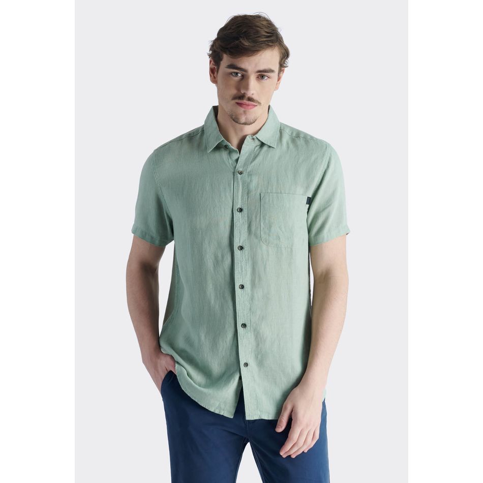 Camisa Taro Casual Turquoise