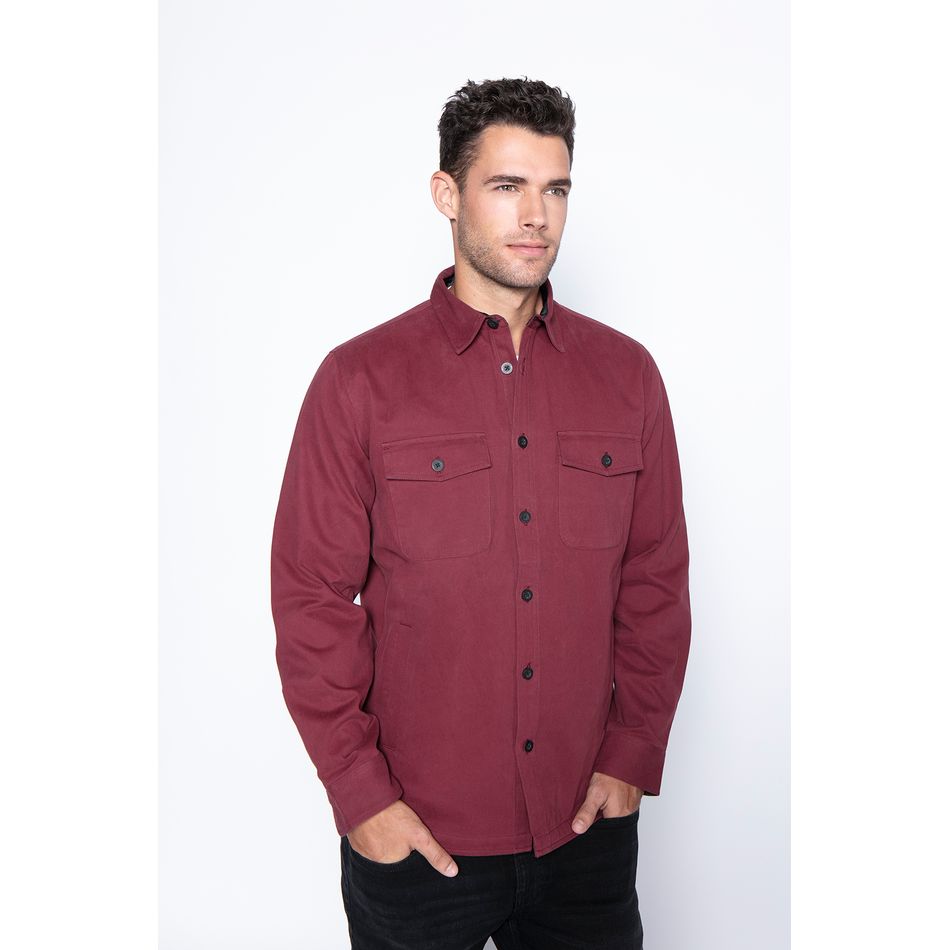 Chaqueta Twill Trancura Burgundy